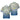 Florida coast aviation chart pattern on men's Hawaiian shirt