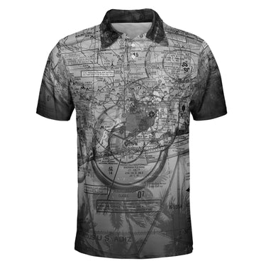 AOP Polo Shirt The Emerald Coast Jet Polo