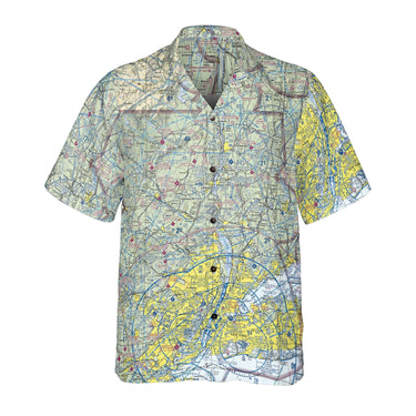 AOP Coconut Button Shirt The Hudson Valley Aviator VFR Coconut Button Camp Shirt