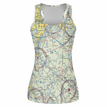 AOP Womens Tank Top The Millstadt to Ann ArborTank Top