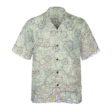 AOP Coconut Button Shirt The Montgomery to Eglin Aviator Coconut Button Camp Shirt