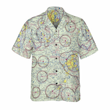 AOP Coconut Button Shirt The Nashville to Fort Campbell VFR Coconut Button Camp Shirt
