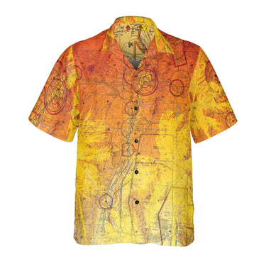 AOP Hawaiian Shirt The New Mexico Tropical Sunset Coconut Button Camp Shirt