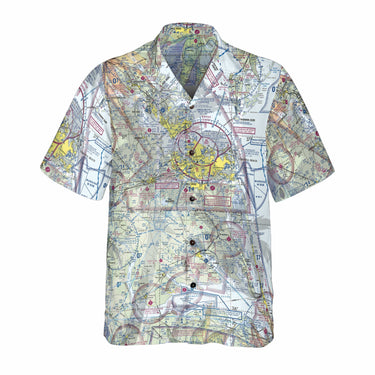 AOP Coconut Button Shirt The Norfolk Aviator Tropical VFR Coconut Button Camp Shirt