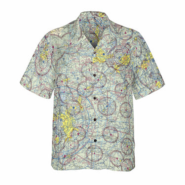 AOP Coconut Button Shirt The North Carolina Flight Above Coconut Button Camp Shirt