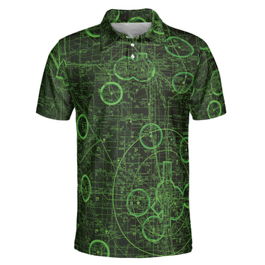 AOP Polo Shirt The North Dakota Night Vision Polo