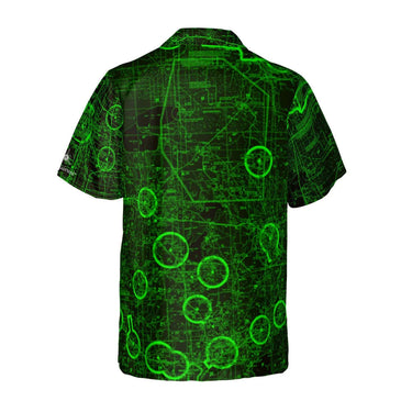 AOP Hawaiian Shirt The North Dakota Night Vision Shirt