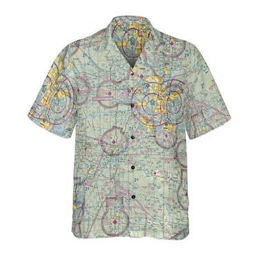 AOP Coconut Button Shirt The Oklahoma City VFR Aviator Coconut Button Camp Shirt
