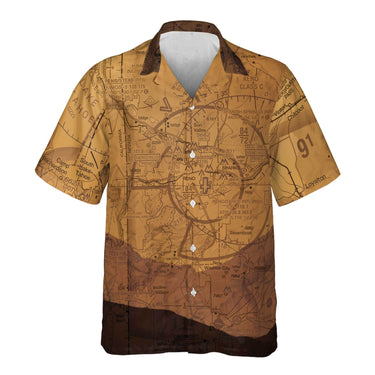 AOP Pocket Hawaiian Shirt The Reno and Tahoe High Desert Pocket Shirt