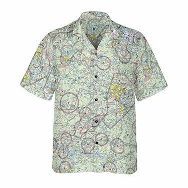 AOP Coconut Button Shirt The Richmond Aviator VFR Coconut Button Camp Shirt