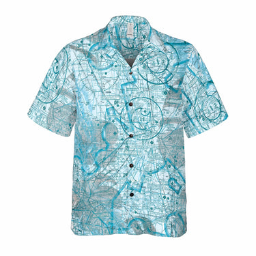AOP Coconut Button Shirt The Sacramento Tropical Turquoise Coconut Button Camp Shirt