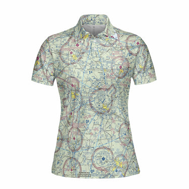 Women Polo Shirt The South Oaks Aviator VFR Women's Polo Shirt