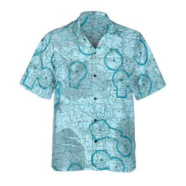 AOP Coconut Button Shirt The Southern Illinois Tropical Turquoise Coconut Button Camp Shirt