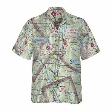 AOP Coconut Button Shirt The Southern Vermont Soaring Country Coconut Button Camp Shirt