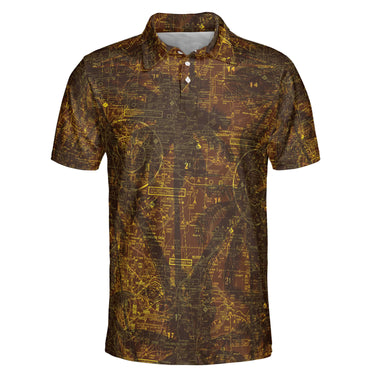 AOP Polo Shirt The Southwest Michigan Aviator Polo