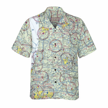 AOP Coconut Button Shirt The SW Michigan VFR Coconut Button Camp Shirt