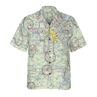 AOP Coconut Button Shirt The Tulsa Flight Above Coconut Button Camp Shirt