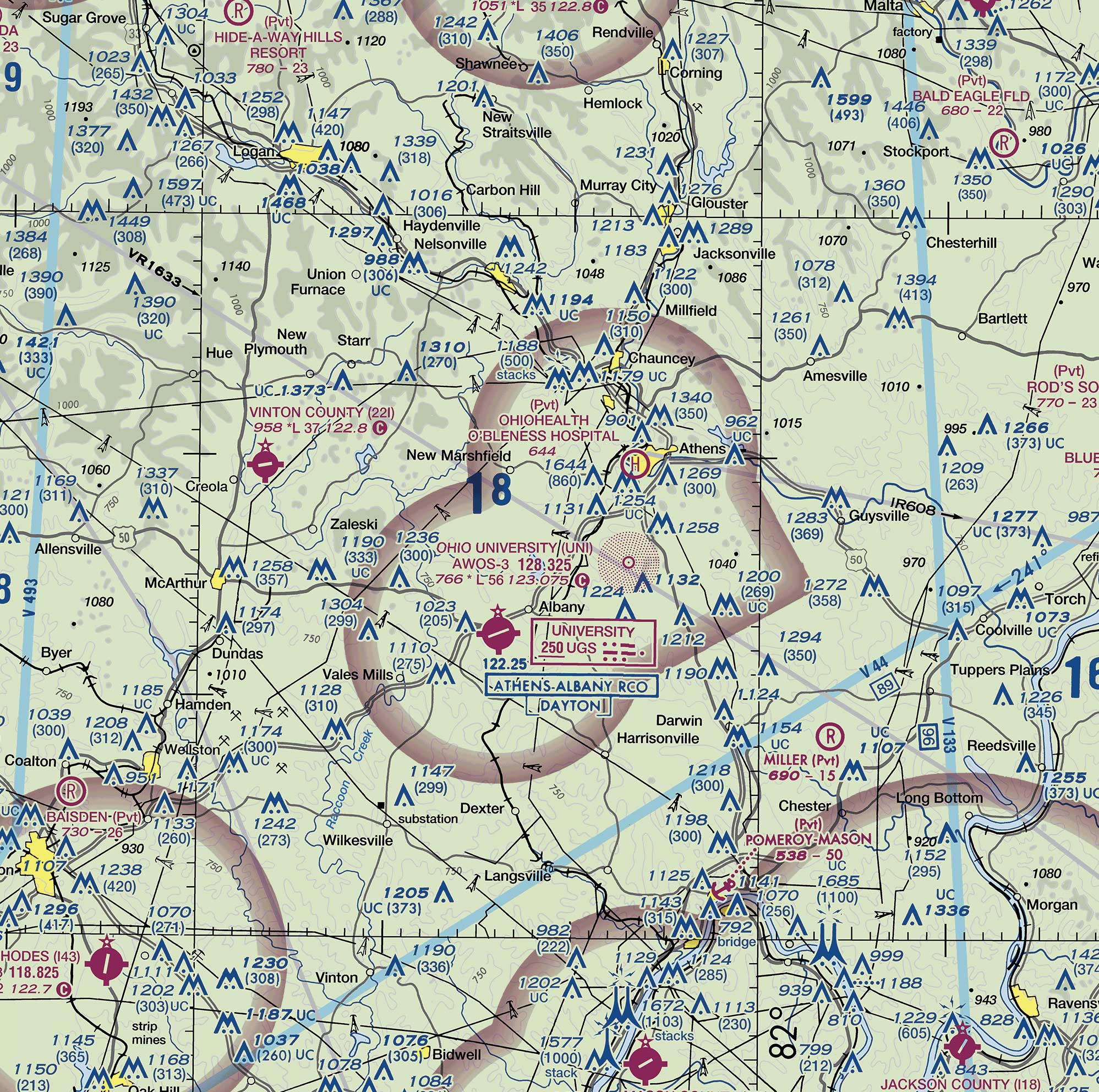 Fly Ohio Map The Ohio Collection – pilotquarters