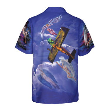 The JS Angels Coconut Button Camp Shirt
