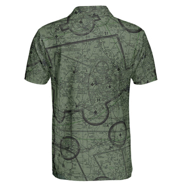The Ft Rucker OD Green Men's Polo