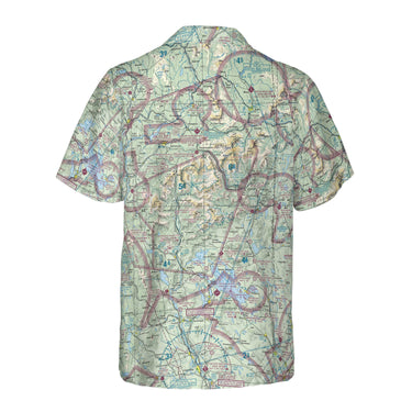 The New Hampshire Flight Above Coconut Button Camp Shirt