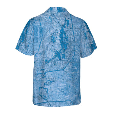 The Seattle Blues VFR Coconut Button Camp Shirt