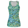AOP Womens Tank Top The Anchorage to Talkeetna Blue Summer Women's Tank Top