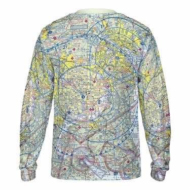 AOP Long Sleeve Tee The Baltimore VFR Long Sleeve Performance Crewneck Shirt