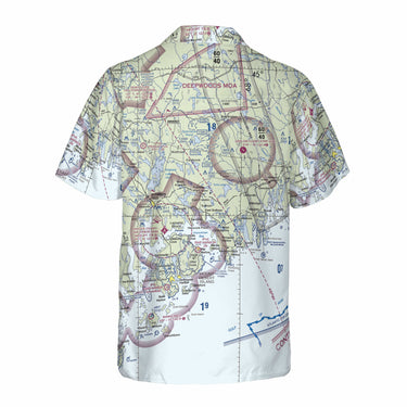 AOP Coconut Button Shirt The Bar Harbor Aviator Coconut Button Camp Shirt