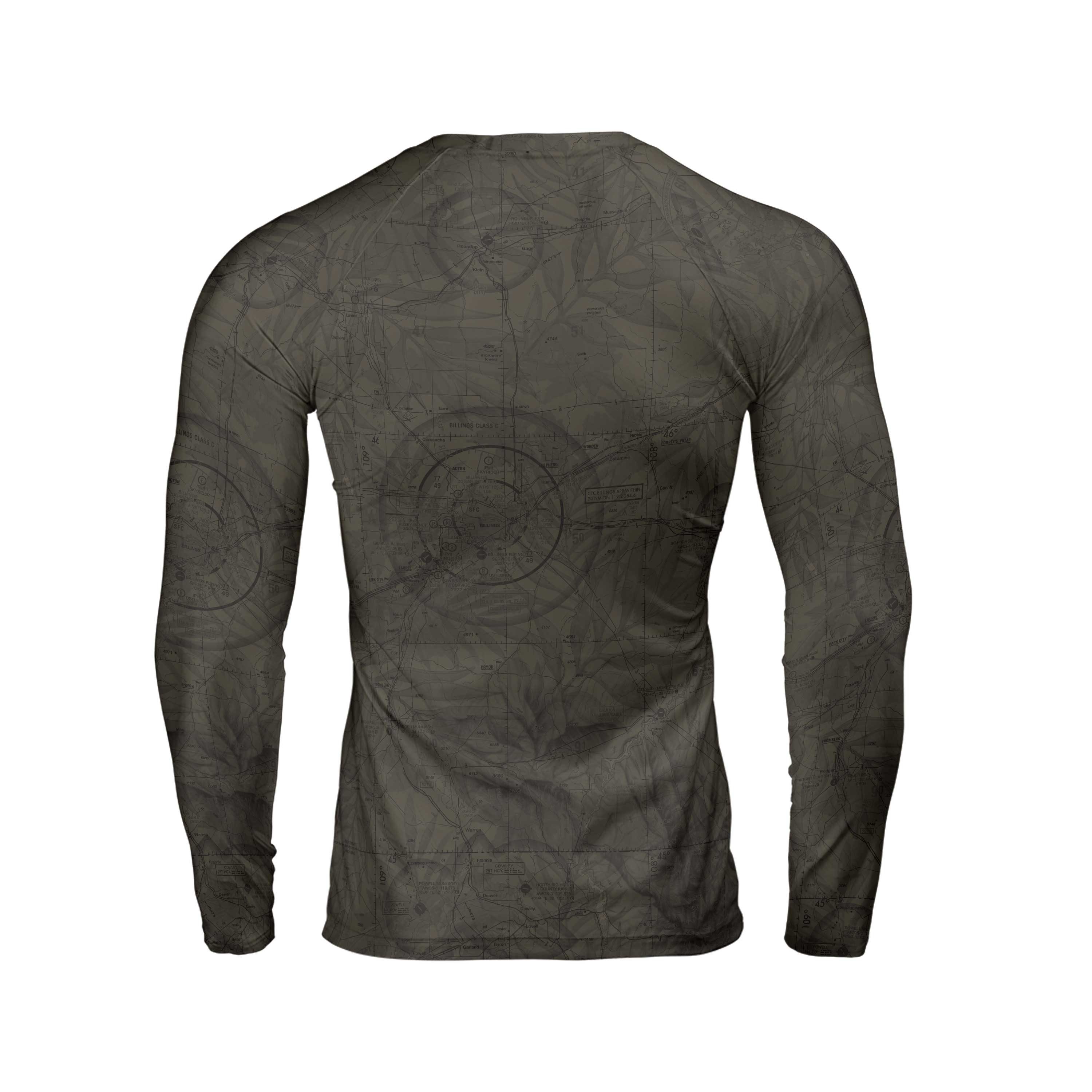 Long Sleeve Rash Guard The Billings Sectional Long-Sleeve Compression Base Layer Shirt