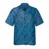 AOP Coconut Button Shirt The Central New York Blue Tropical Coconut Button Camp Shirt