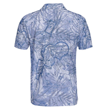 The Arizona High Desert Aviator Polo The Central Oregon Blues Polo Shirt