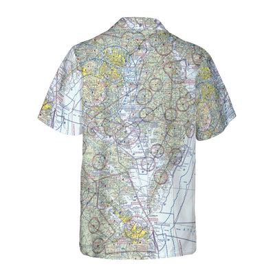 AOP Coconut Button Shirt The Chesapeake Bay Flight Above Coconut Button Camp Shirt