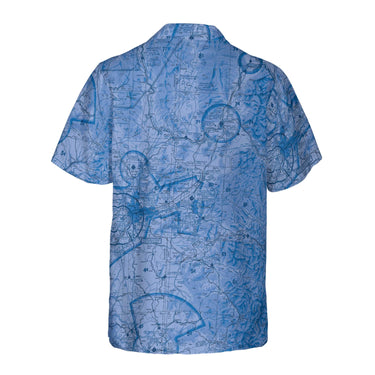 AOP Coconut Button Shirt The Coeur d'Alene Blues Coconut Button Camp Shirt