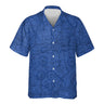 AOP Pocket Hawaiian Shirt The Columbus MS Blue Aviator Pocket Shirt