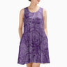 AOP Sleeveless Dress The Dayton Aviator VFR Purple Sundress