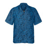 AOP Coconut Button Shirt The Dayton - Wright Patterson Tropical Blue Coconut Button Camp Shirt