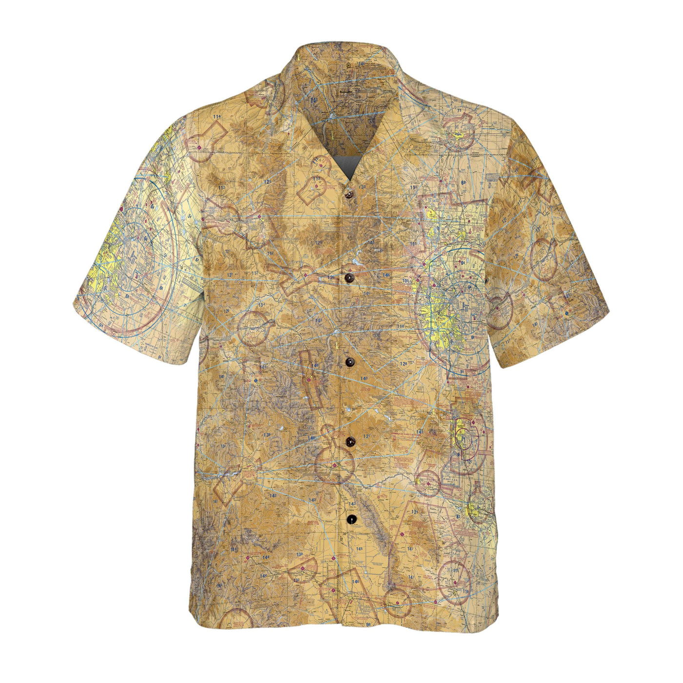 AOP Coconut Button Shirt The Denver to Eagle VFR Coconut Button Camp Shirt