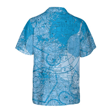 AOP Coconut Button Shirt The Detroit Metro Blue VFR Coconut Button Camp Shirt