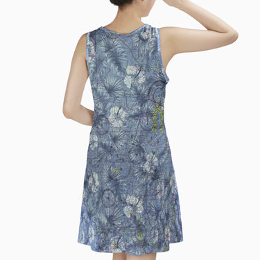 AOP Sleeveless Dress The Florida Casual Aviator Sundress