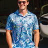 AOP Polo Shirt The Florida Casual Aviator Tropical Polo