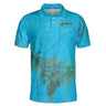 AOP Polo Shirt The Galveston Blue Sky with J3 Polo Shirt