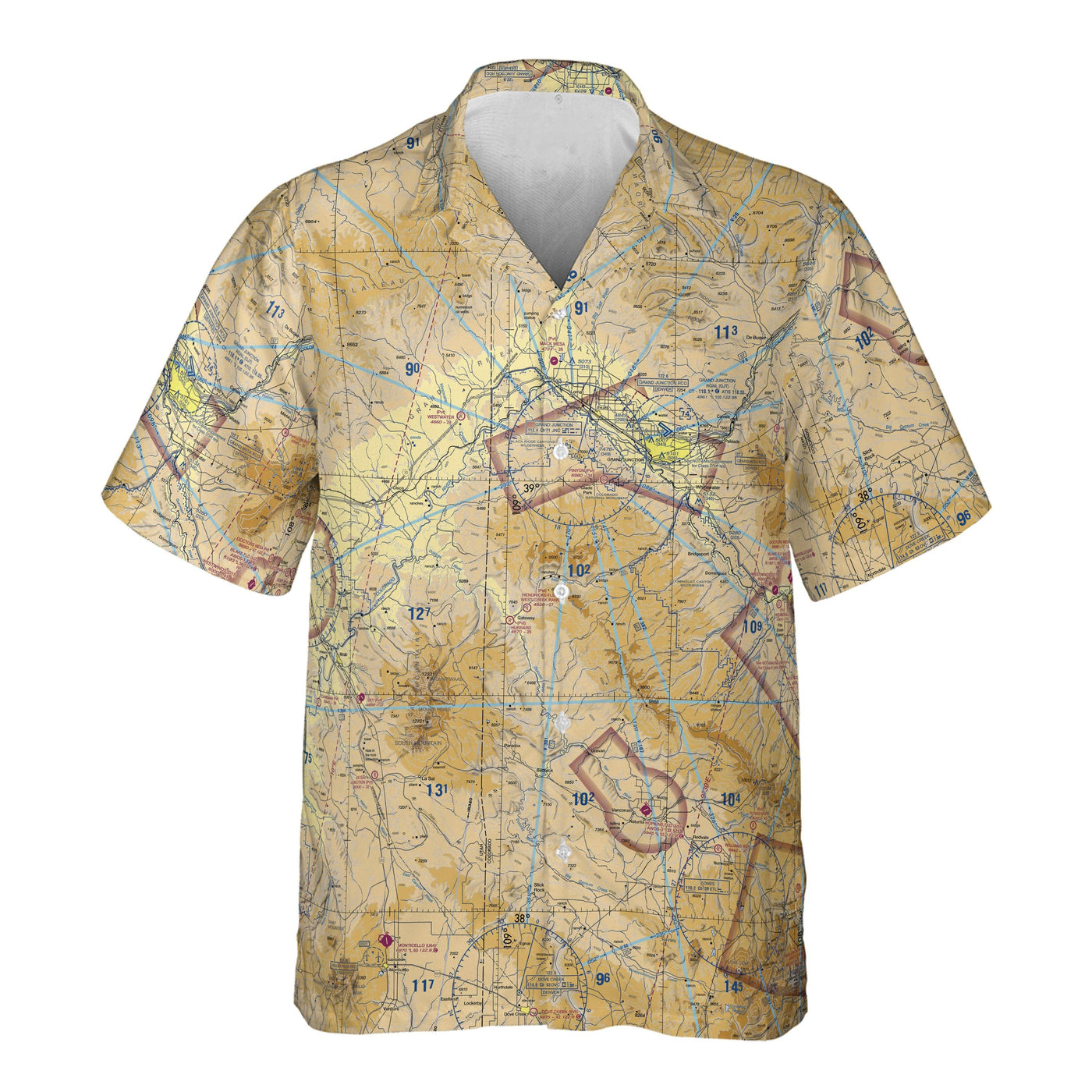AOP Pocket Hawaiian Shirt The Grand Junction Pocket Camp Shirt