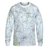 AOP Long Sleeve Tee The Great Abaco Island Long Sleeve Crewneck Tee Shirt
