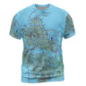 AOP T-Shirt The Honolulu Blue Sky Performance Crewneck Shirt