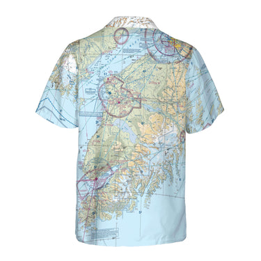 AOP Hawaiian Shirt The Kenai Alaska VFR Coconut Button Shirt
