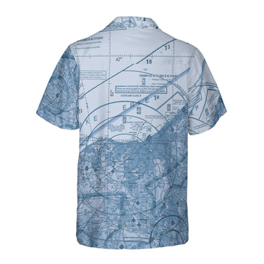 AOP Coconut Button Shirt The Lake Erie Islands VFR Blues Coconut Button Camp Shirt