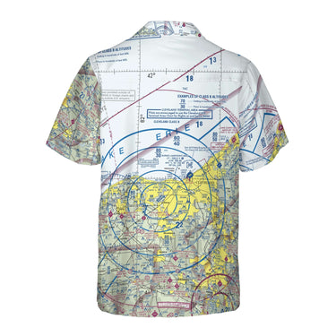 AOP Coconut Button Shirt The Lake Erie Islands VFR Coconut Button Camp Shirt