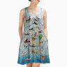 AOP Sleeveless Dress The Loves Landing Flyby Sundress