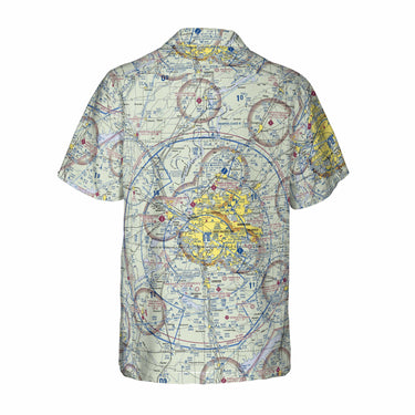 AOP Hawaiian Shirt The Memphis VFR Aviator Standard Camp Shirt